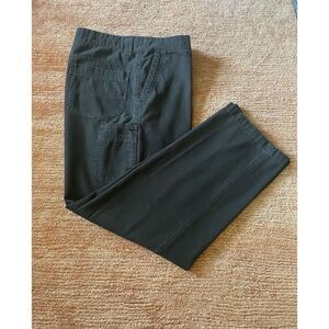 Weatherproof Men’s Grey Relaxed Fit Utility Cargo Canvas Pants Cotton 38W.32L